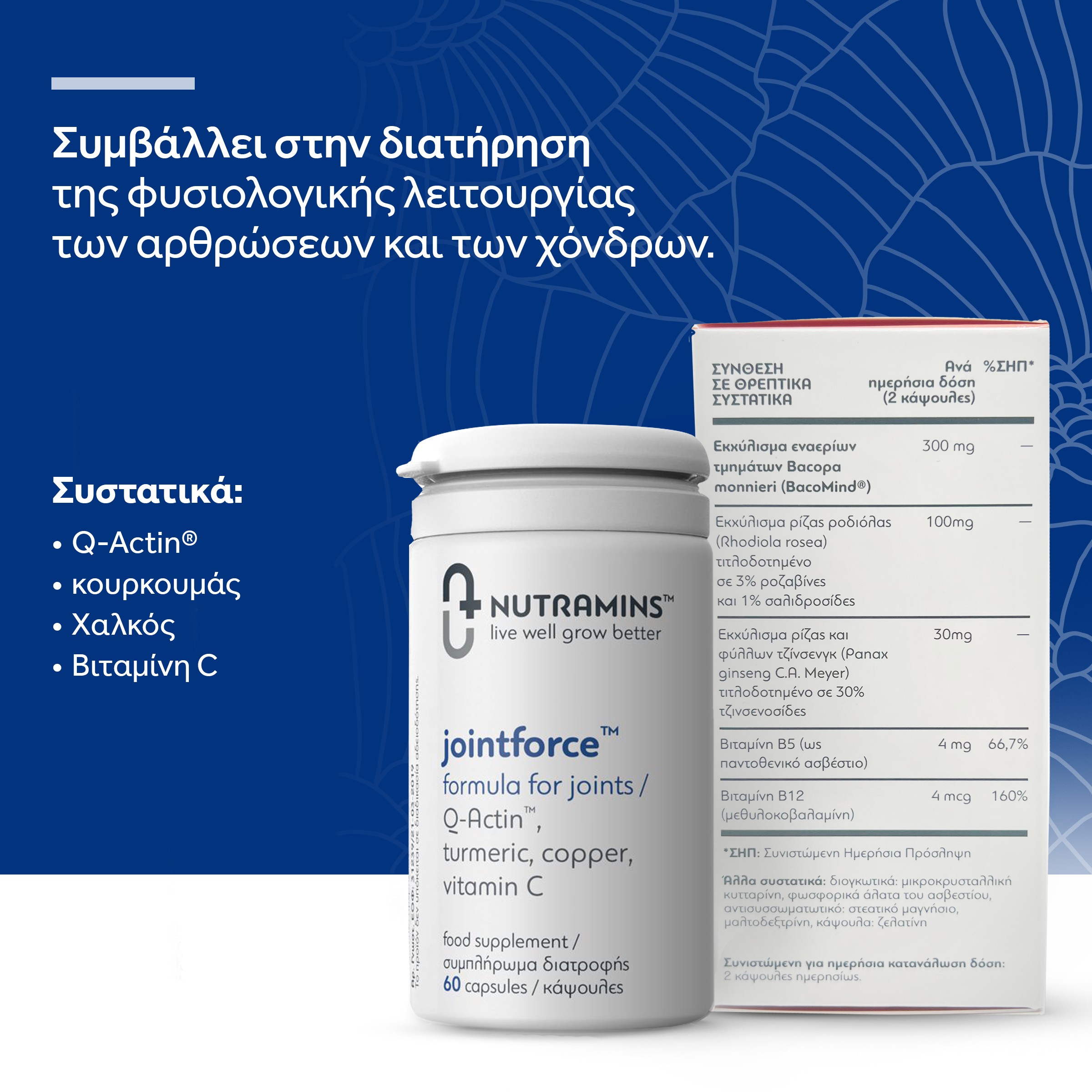 Nutramins Jointforce 60caps