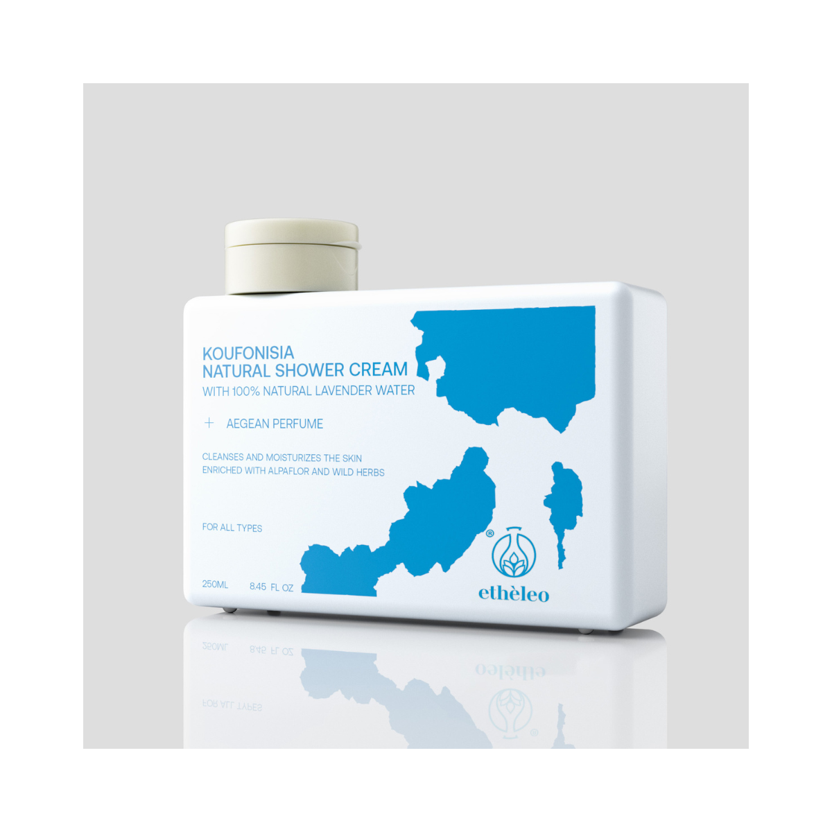 Etheleo Natural Shower Cream Koufonisia 250ml