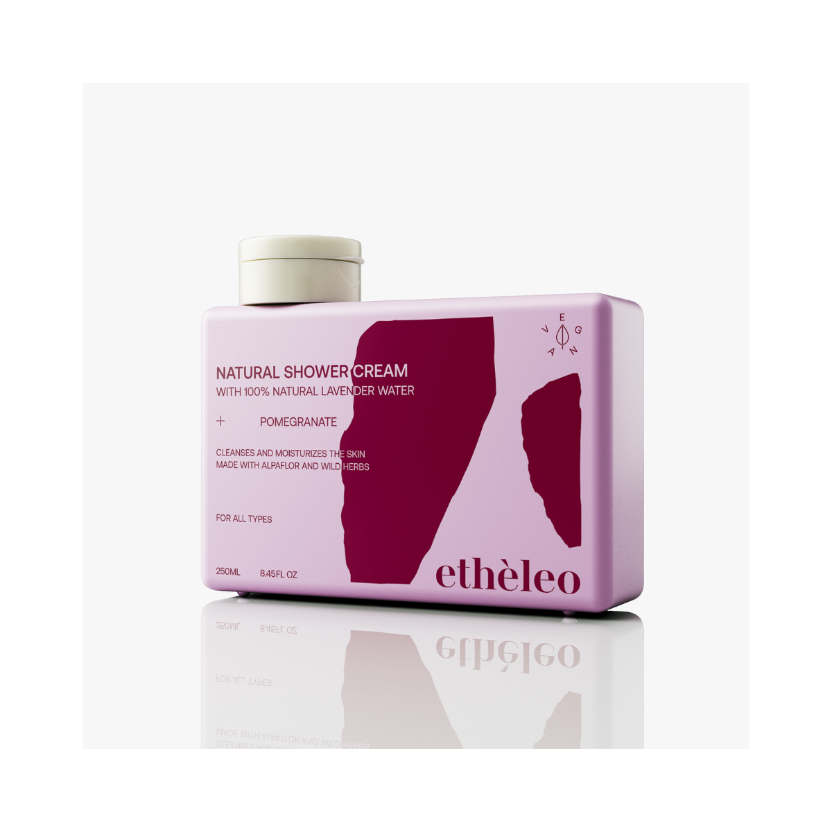 Etheleo Natural Shower Cream Pomegranate 250ml