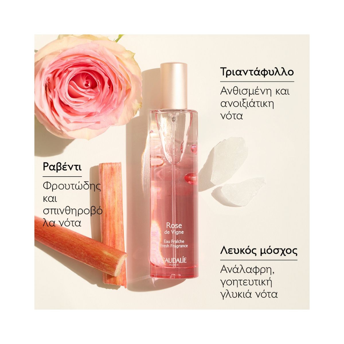 Caudalie Rose de Vigne Fresh Fragrance 50ml