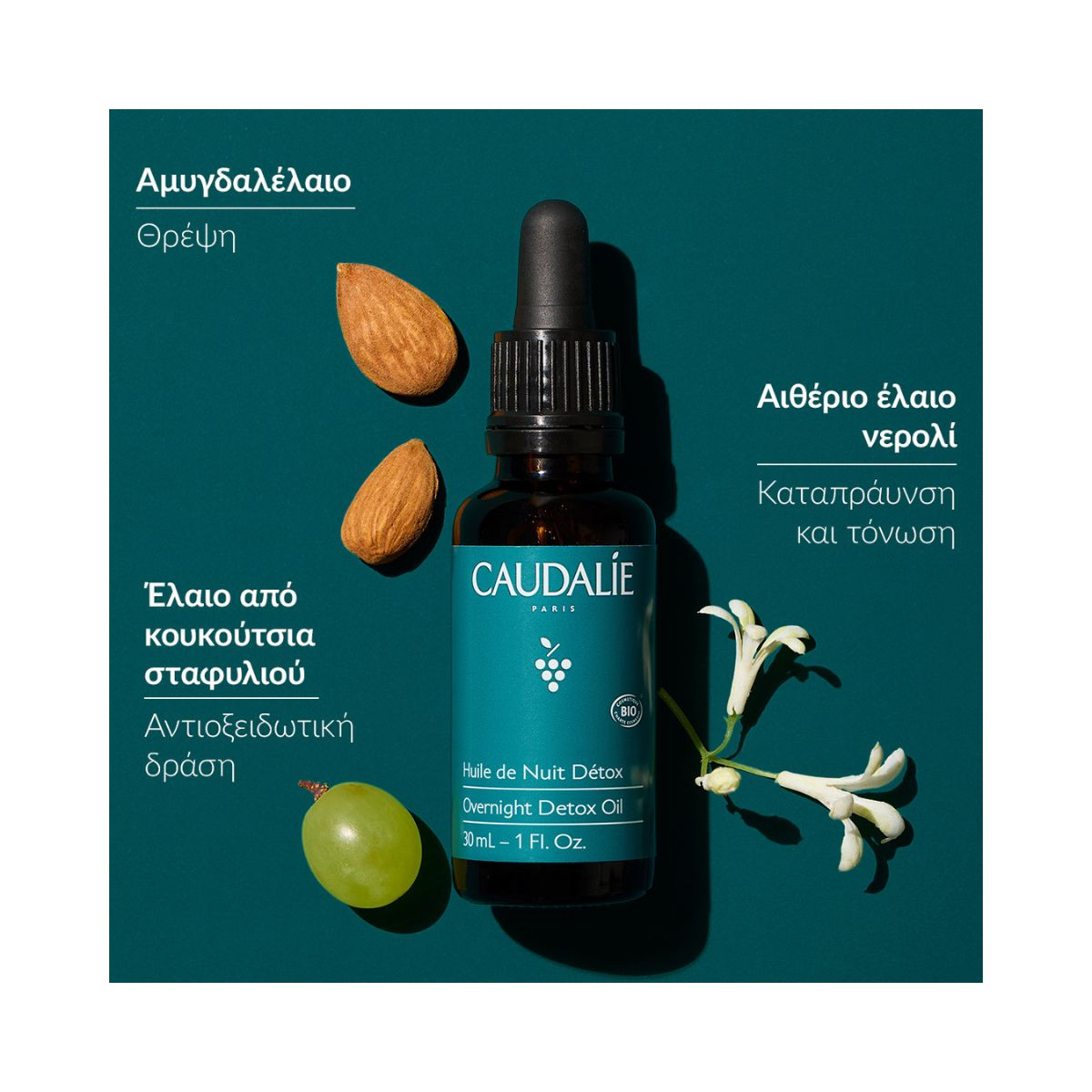 Caudalie Vinergetic C+ Overnight Detox Oil 30ml