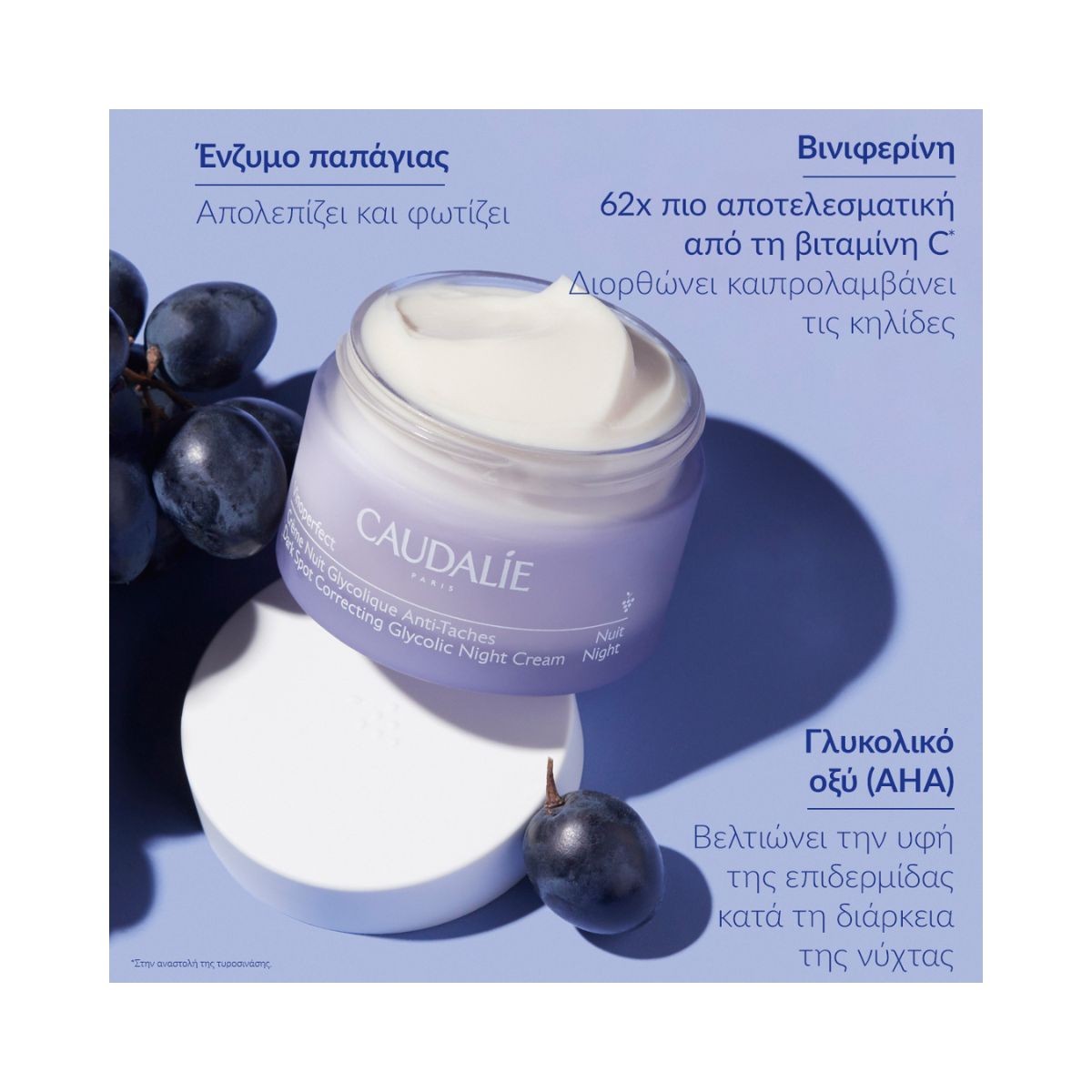 Caudalie Vinoperfect Glycolic Night Cream 50ml