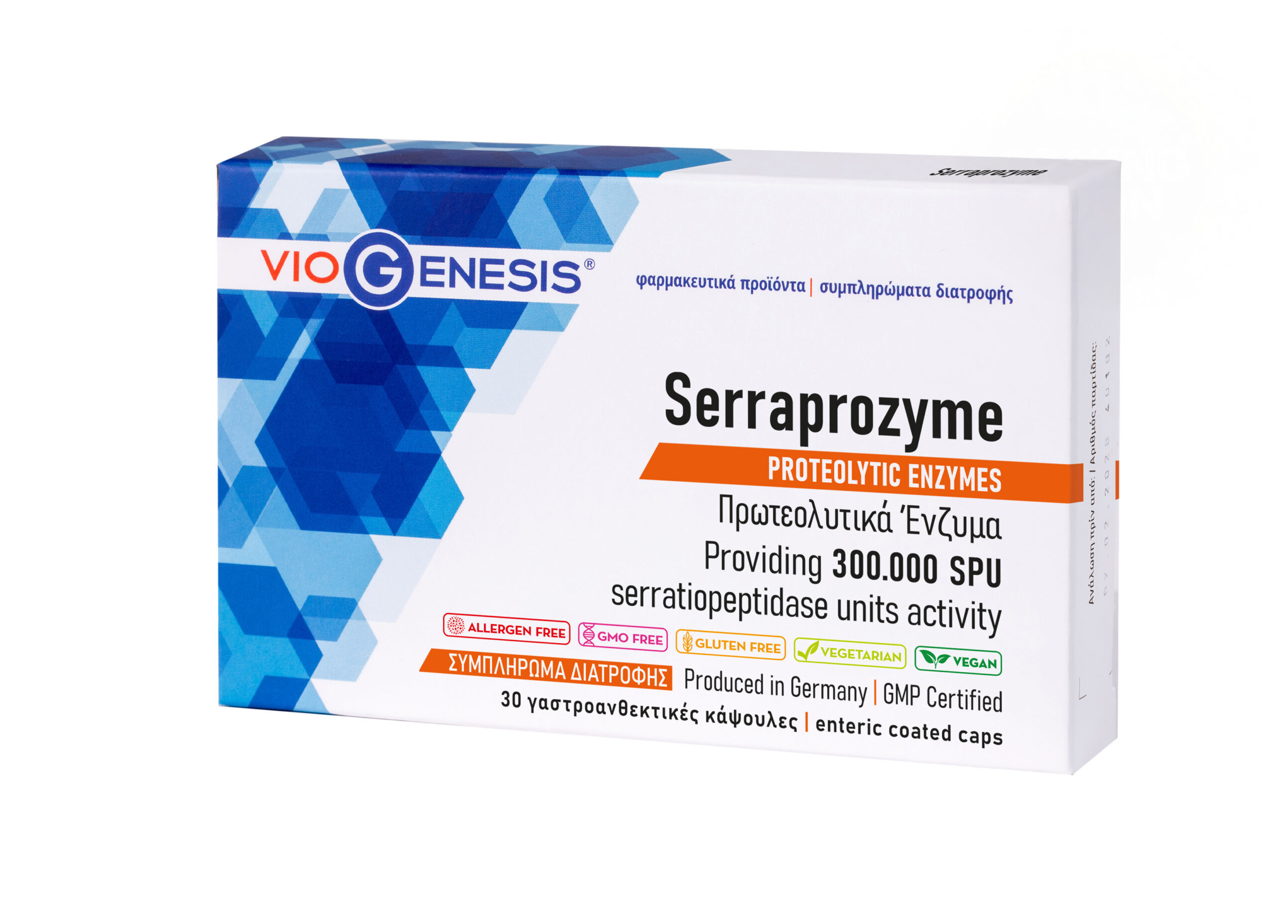 VioGenesis Serraprozyme 30caps