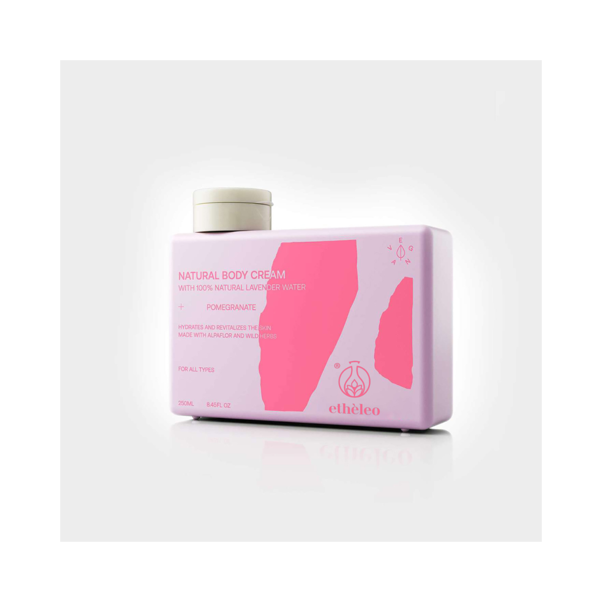 Etheleo Natural Body Cream Pomegranate 250ml