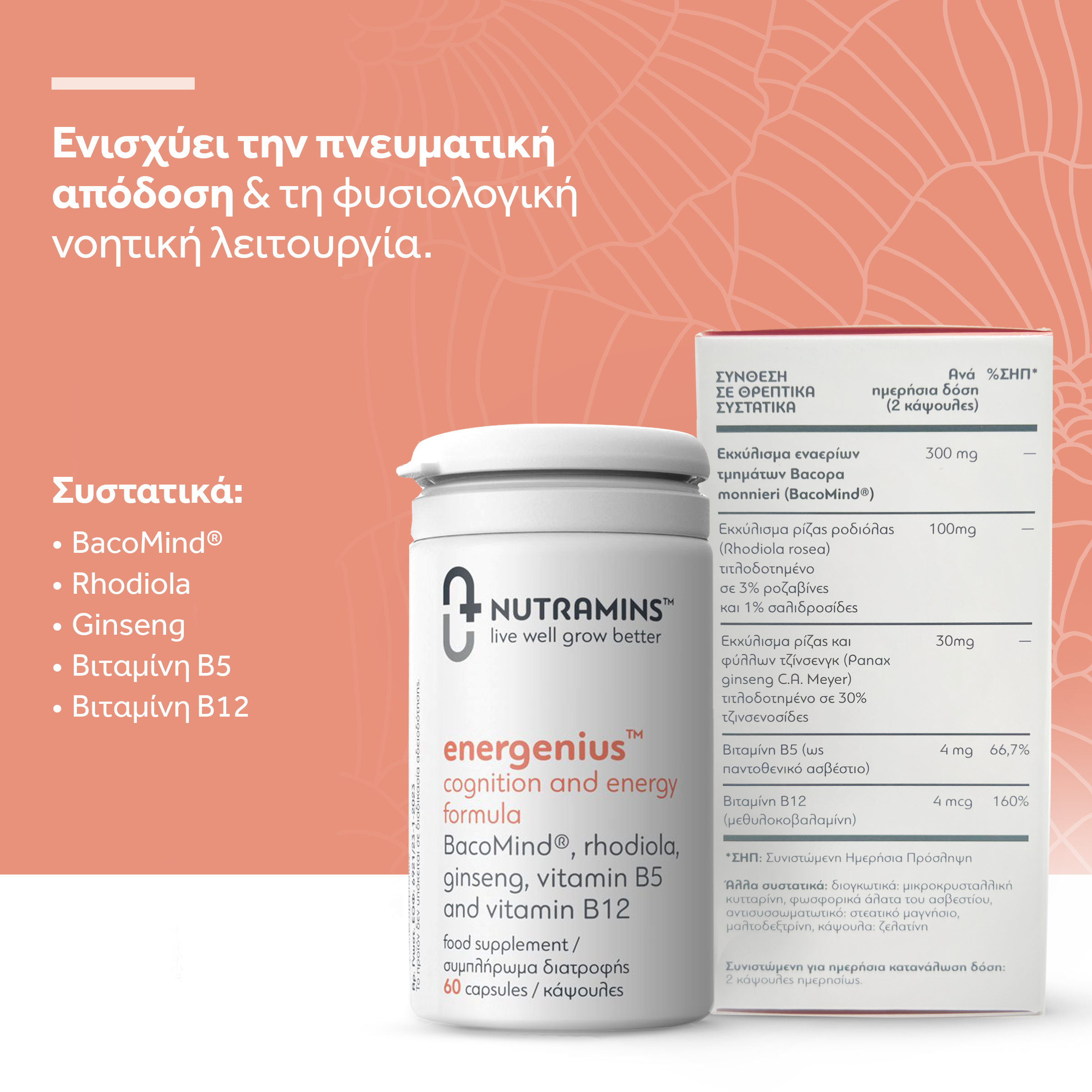 Nutramins Energenius 60 capsule